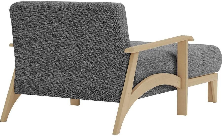 Sit&more Récamier Billund Armleuningen van natuurlijk beukenhout verschillende bekledingen en kleuren - Foto 4