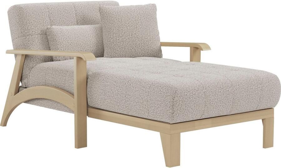 Sit&more Récamier Billund Armleuningen van natuurlijk beukenhout verschillende bekledingen en kleuren - Foto 6