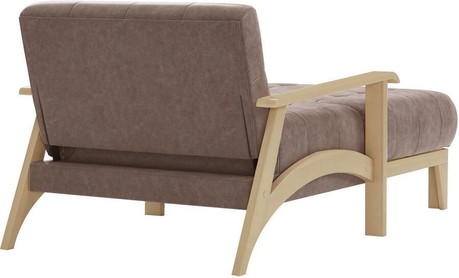 Sit&more Récamier Billund Armleuningen van natuurlijk beukenhout verschillende bekledingen en kleuren - Foto 6