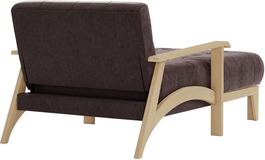 Sit&more Récamier Billund Armleuningen van natuurlijk beukenhout verschillende bekledingen en kleuren - Foto 6