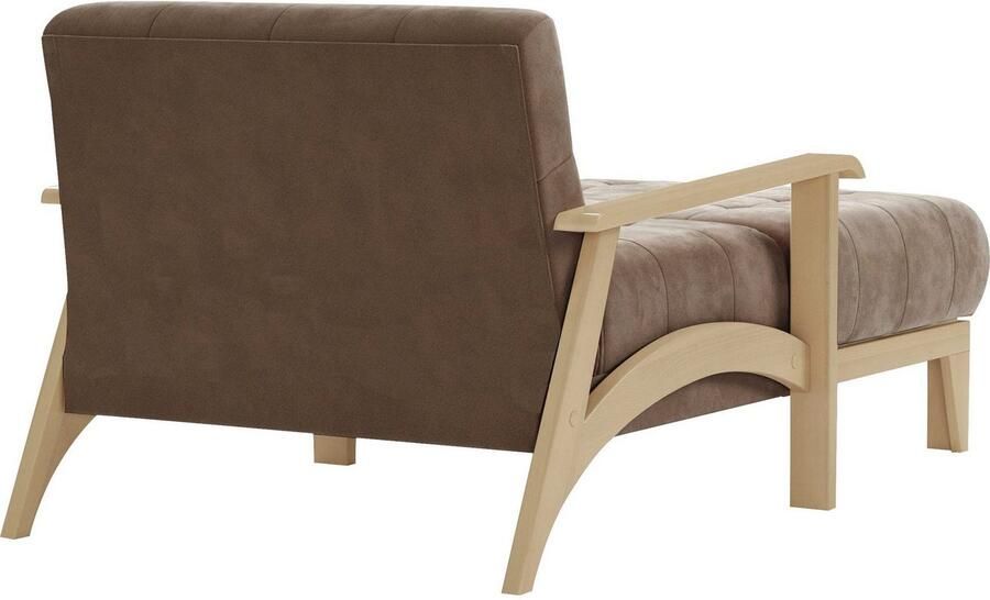 Sit&more Récamier Billund Armleuningen van natuurlijk beukenhout verschillende bekledingen en kleuren - Foto 4