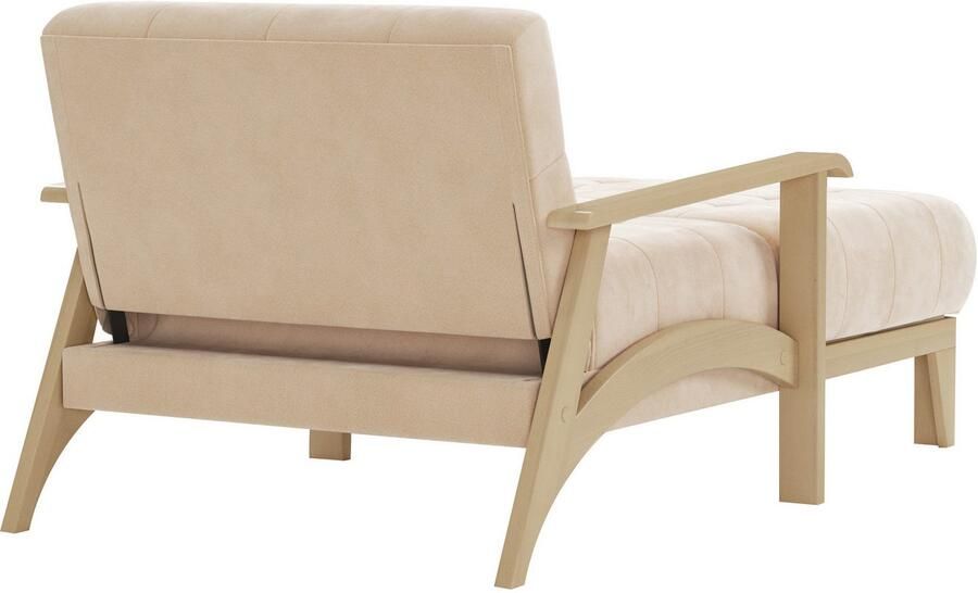 Sit&more Récamier Billund Armleuningen van natuurlijk beukenhout verschillende bekledingen en kleuren - Foto 6