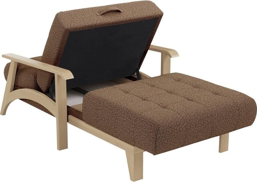 Sit&more Récamier Billund Armleuningen van natuurlijk beukenhout verschillende bekledingen en kleuren - Foto 4