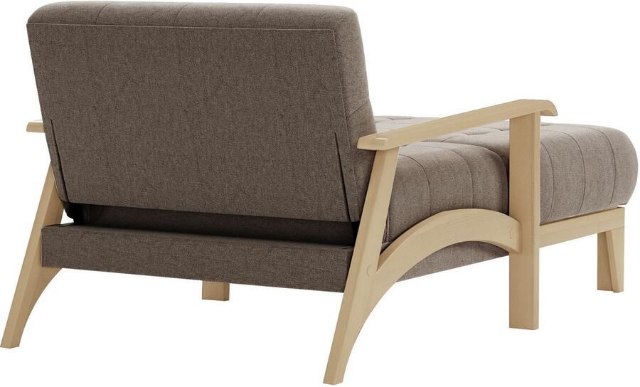 Sit&more Récamier Billund Armleuningen van natuurlijk beukenhout verschillende bekledingen en kleuren - Foto 6