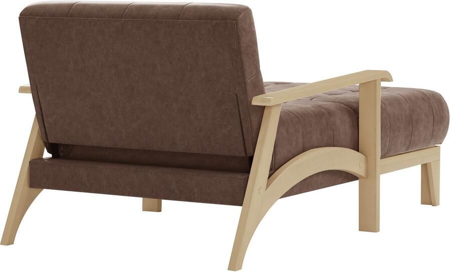 Sit&more Récamier Billund Armleuningen van natuurlijk beukenhout verschillende bekledingen en kleuren - Foto 6