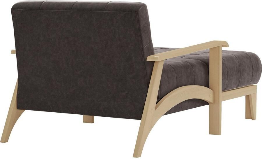Sit&more Récamier Billund Armleuningen van natuurlijk beukenhout verschillende bekledingen en kleuren - Foto 4