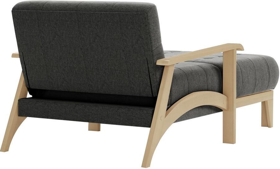 Sit&more Récamier Billund Armleuningen van natuurlijk beukenhout verschillende bekledingen en kleuren - Foto 6