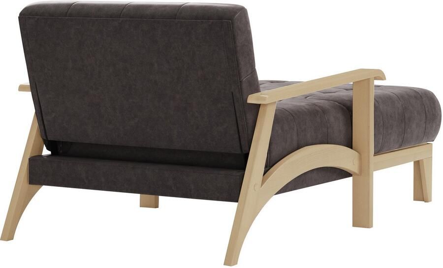 Sit&more Récamier Billund Armleuningen van natuurlijk beukenhout verschillende bekledingen en kleuren - Foto 6