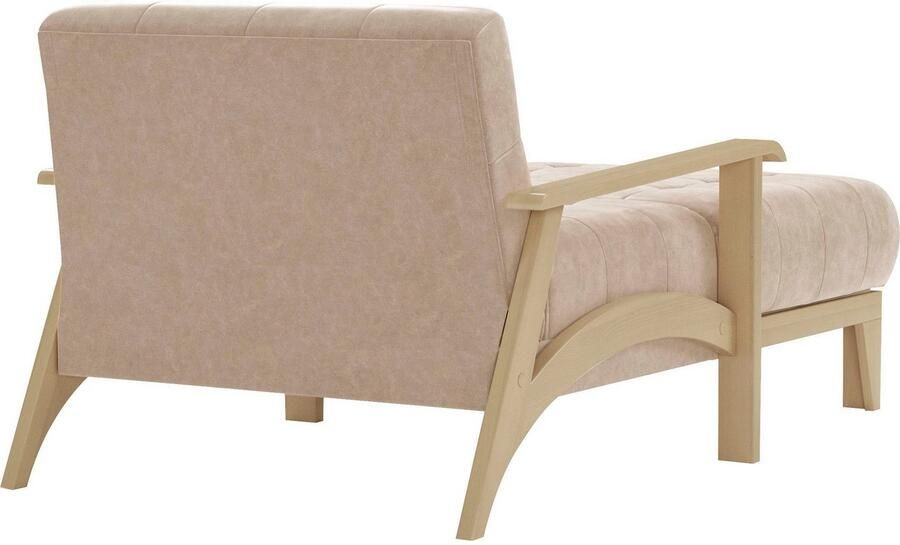 Sit&more Récamier Billund Armleuningen van natuurlijk beukenhout verschillende bekledingen en kleuren - Foto 4