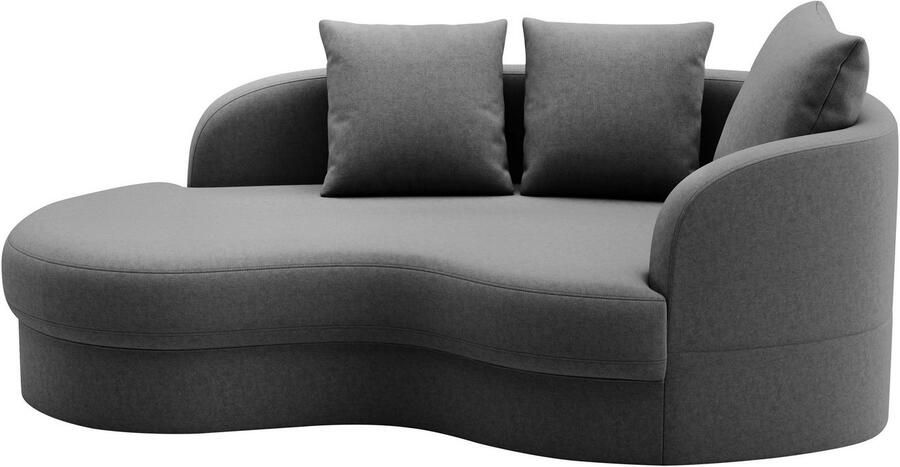 Sit&more Récamier Samba moderne organische vorm inclusief 3 losse rugkussens - Foto 3