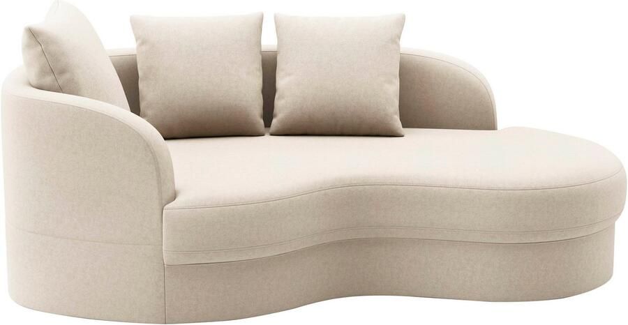 Sit&more Récamier Samba moderne organische vorm inclusief 3 losse rugkussens - Foto 3