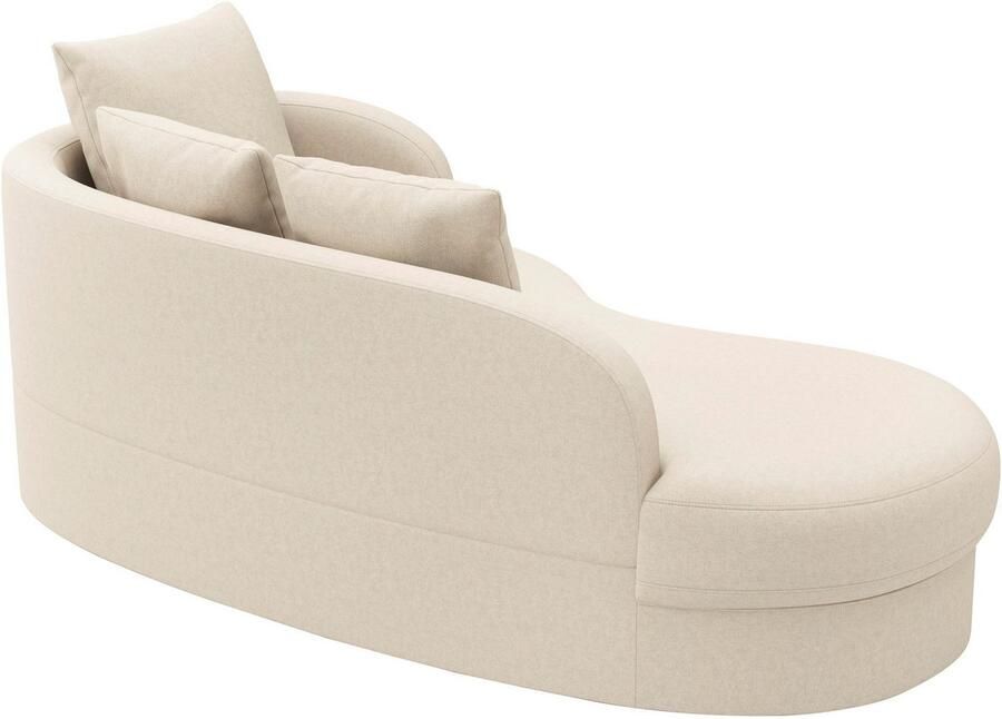 Sit&more Récamier Samba moderne organische vorm inclusief 3 losse rugkussens - Foto 2