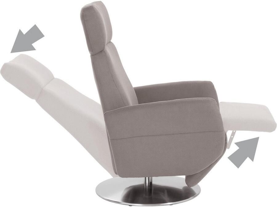 Sit&more Relaxfauteuil Cobra handmatige relaxfunctie - Foto 7
