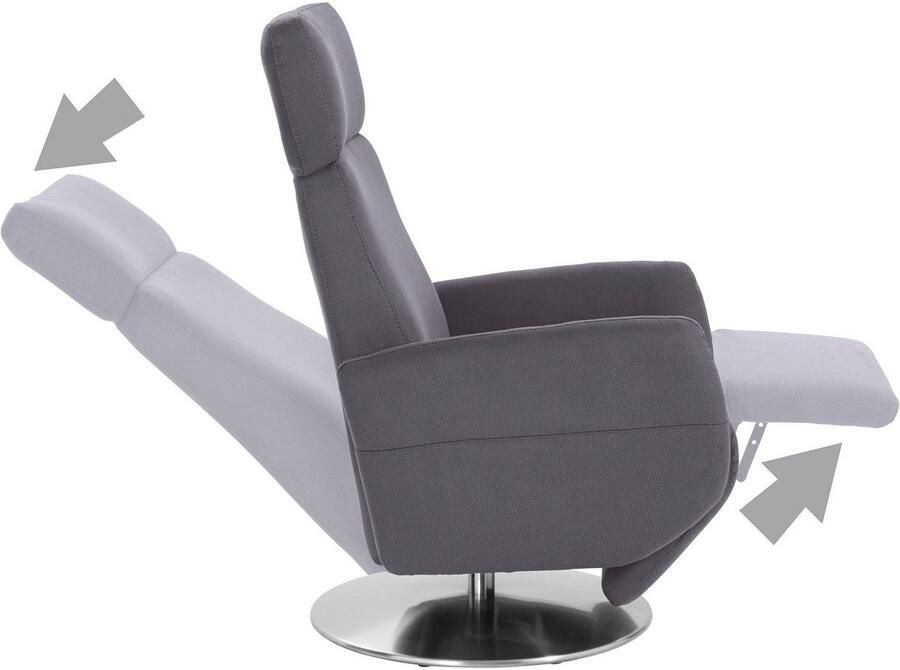 Sit&more Relaxfauteuil Cobra handmatige relaxfunctie - Foto 7