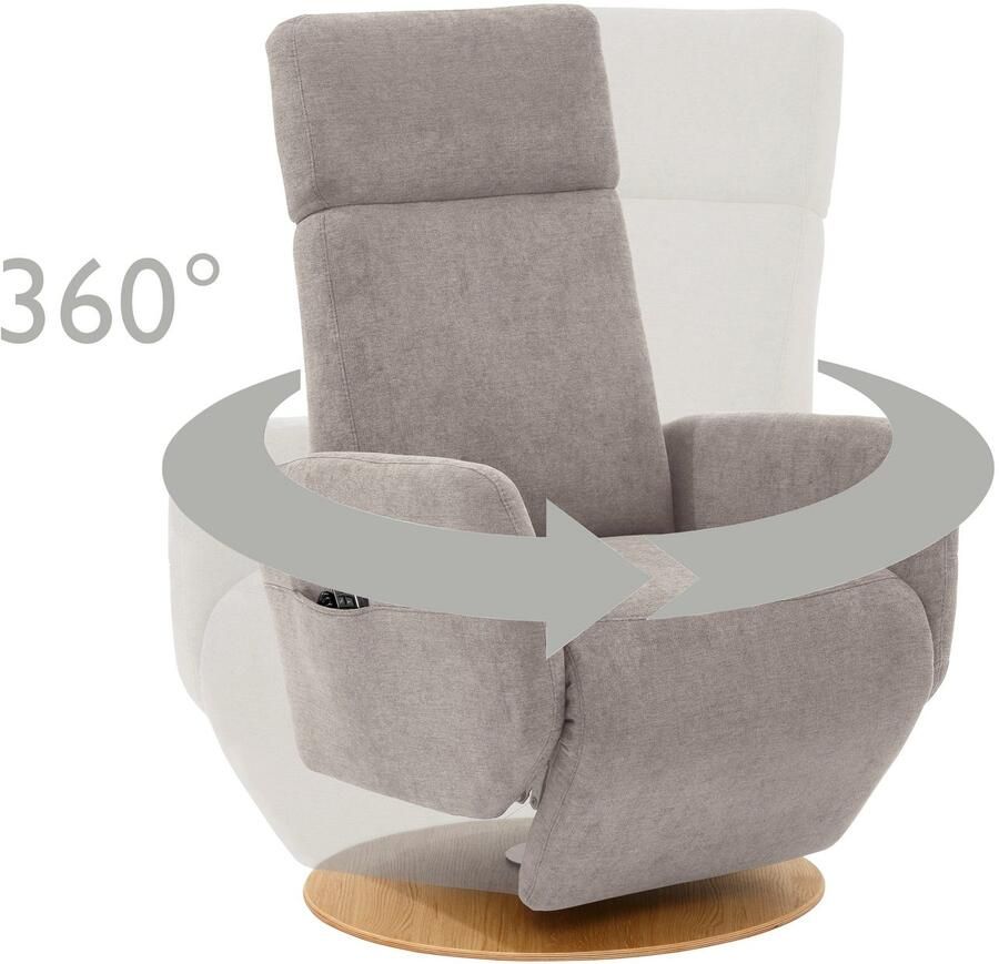 Sit&more Relaxfauteuil Cobra naar keuze met 2 motoren 2 motoren en accu of met 2 motoren