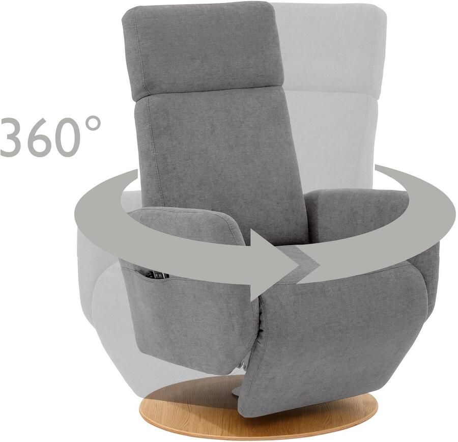 Sit&more Relaxfauteuil Cobra naar keuze met 2 motoren 2 motoren en accu of met 2 motoren