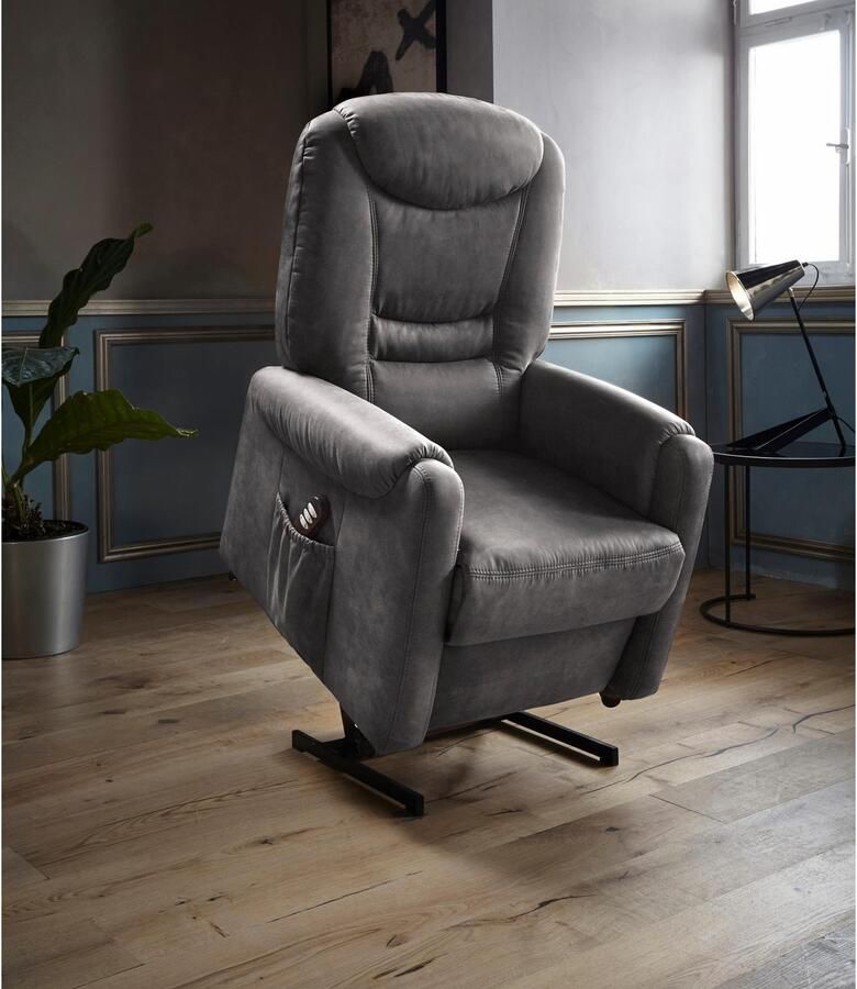 Sit&more Relaxfauteuil Morten in maat m naar keuze met motor en opstahulp (set)
