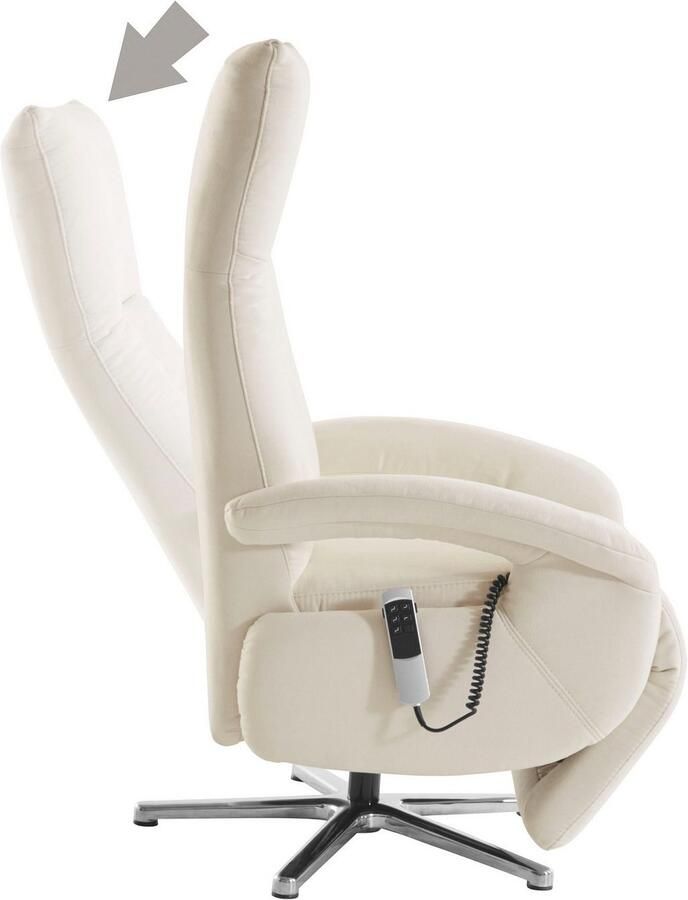 Sit&more Relaxfauteuil Tycoon met verstelbare hoofdsteun en 360° draaifunctie keuze tussen handmatige of elektrische functie ook met accu (draadloos) - Foto 5