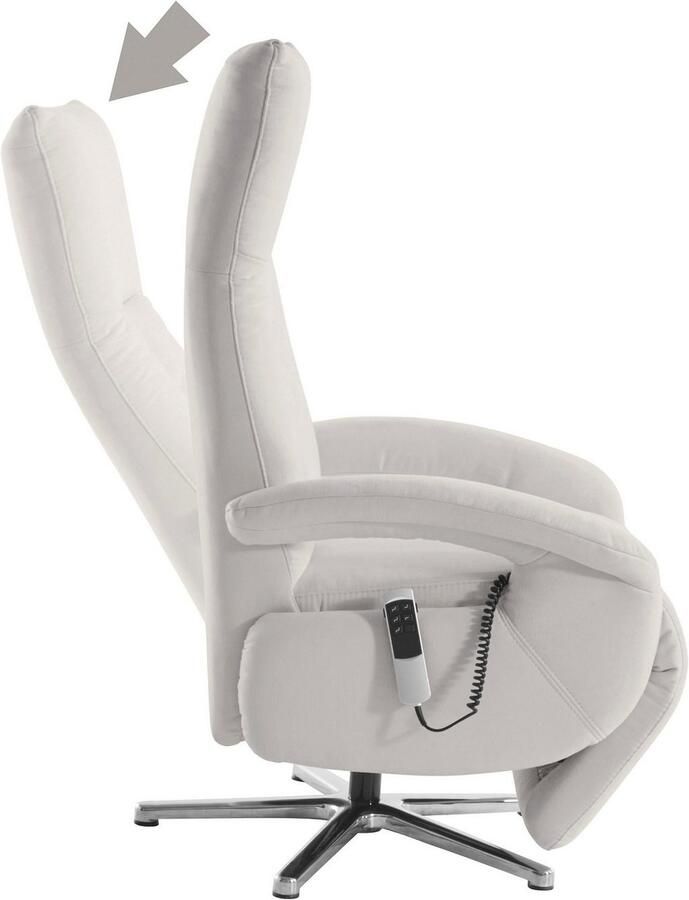 Sit&more Relaxfauteuil Tycoon met verstelbare hoofdsteun en 360° draaifunctie keuze tussen handmatige of elektrische functie ook met accu (draadloos) - Foto 5
