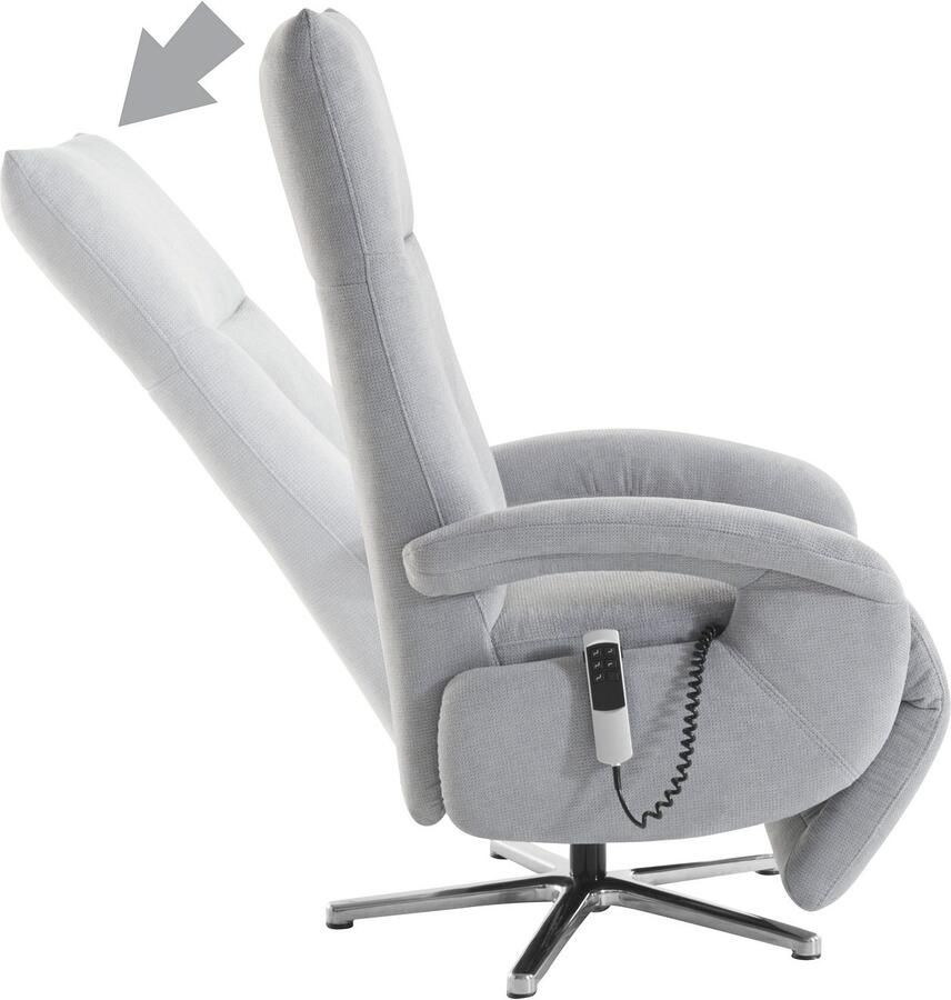 Sit&more Relaxfauteuil Tycoon met verstelbare hoofdsteun en 360° draaifunctie keuze tussen handmatige of elektrische functie ook met accu (draadloos) - Foto 2