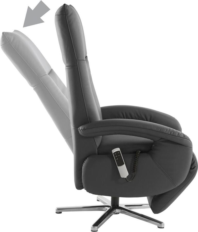 Sit&more Relaxfauteuil Tycoon met verstelbare hoofdsteun en 360° draaifunctie keuze tussen handmatige of elektrische functie ook met accu (draadloos) - Foto 4