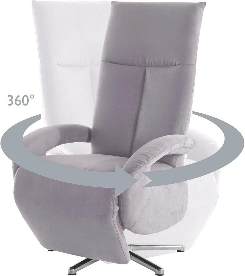 Sit&more Relaxfauteuil Tycoon met verstelbare hoofdsteun en 360° draaifunctie keuze tussen handmatige of elektrische functie ook met accu (draadloos) - Foto 2