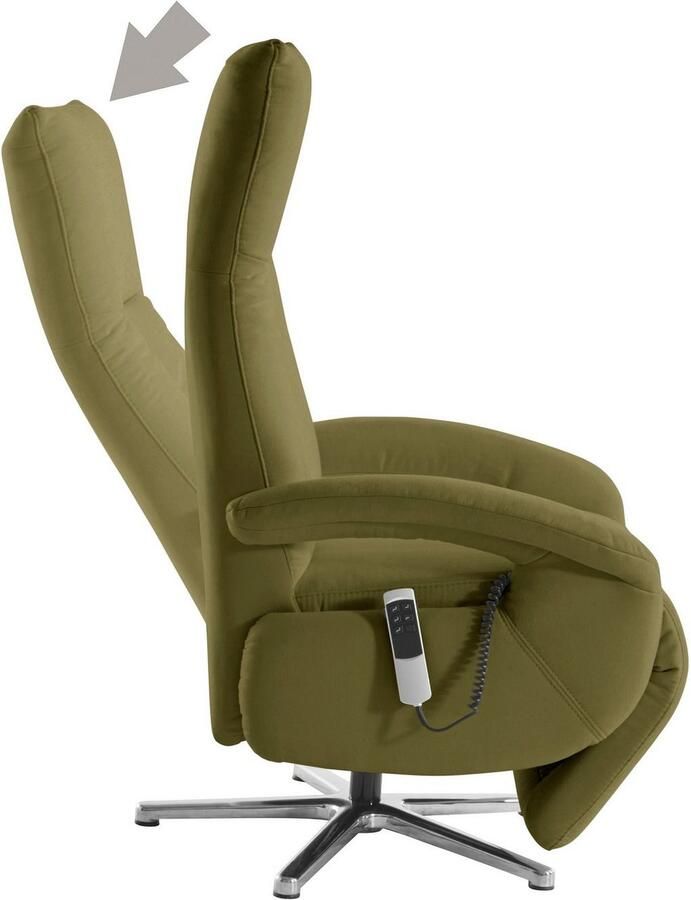 Sit&more Relaxfauteuil Tycoon met verstelbare hoofdsteun en 360° draaifunctie keuze tussen handmatige of elektrische functie ook met accu (draadloos) - Foto 5