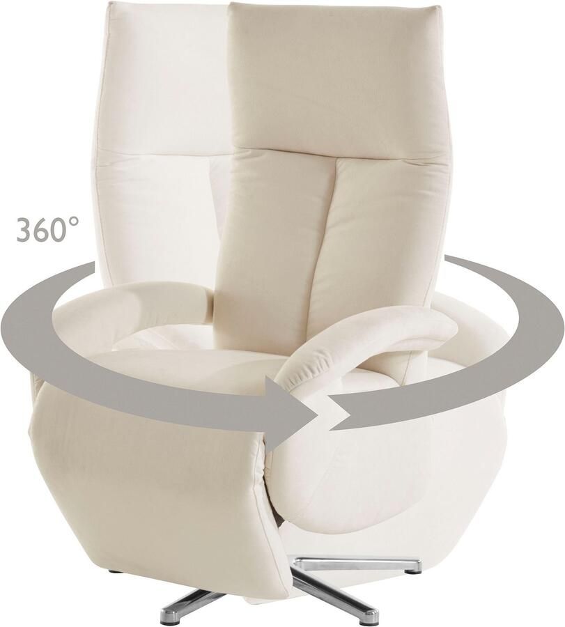 Sit&more Relaxfauteuil Tycoon met verstelbare hoofdsteun en 360° draaifunctie keuze tussen handmatige of elektrische functie ook met accu (draadloos) - Foto 2