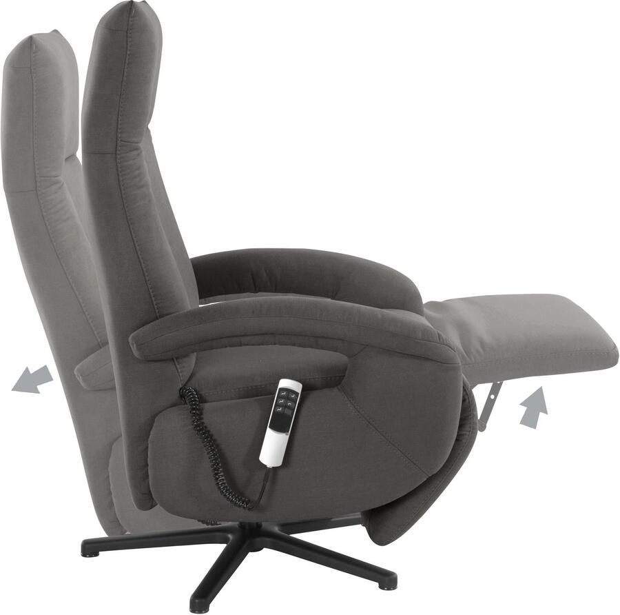 Sit&more Relaxfauteuil Tycoon naar keuze handmatig met twee motoren of met accu of met 2 motoren
