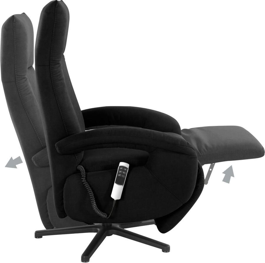 Sit&more Relaxfauteuil Tycoon naar keuze handmatig met twee motoren of met accu of met 2 motoren
