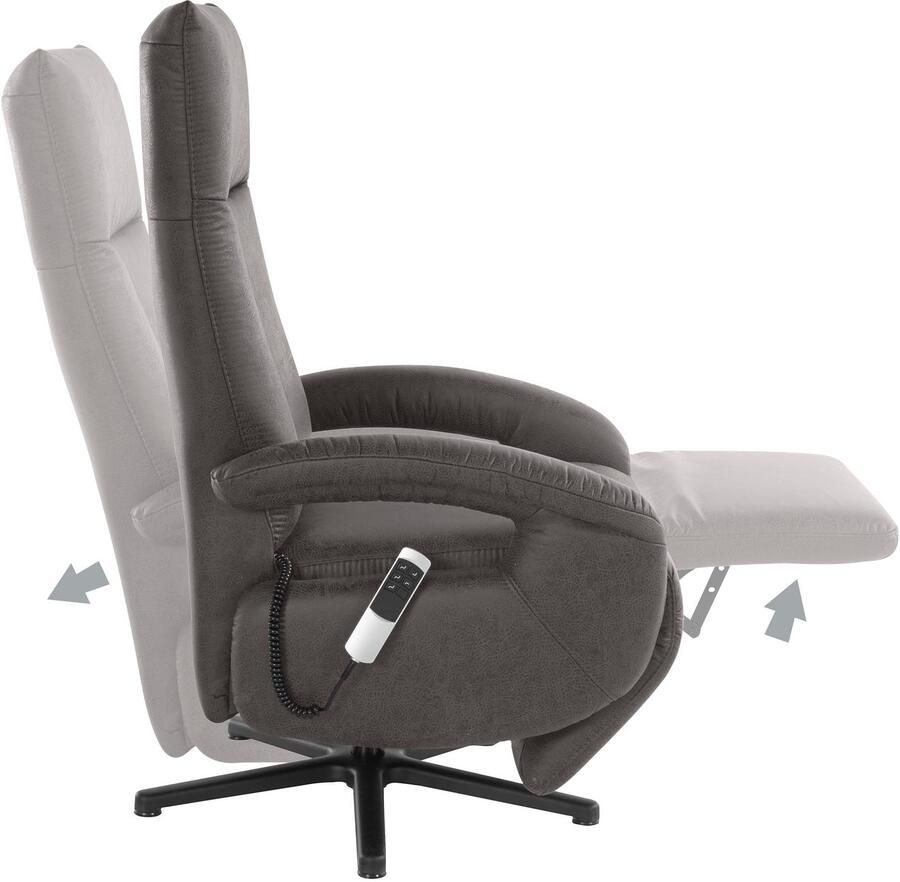 Sit&more Relaxfauteuil Tycoon naar keuze handmatig met twee motoren of met accu of met 2 motoren