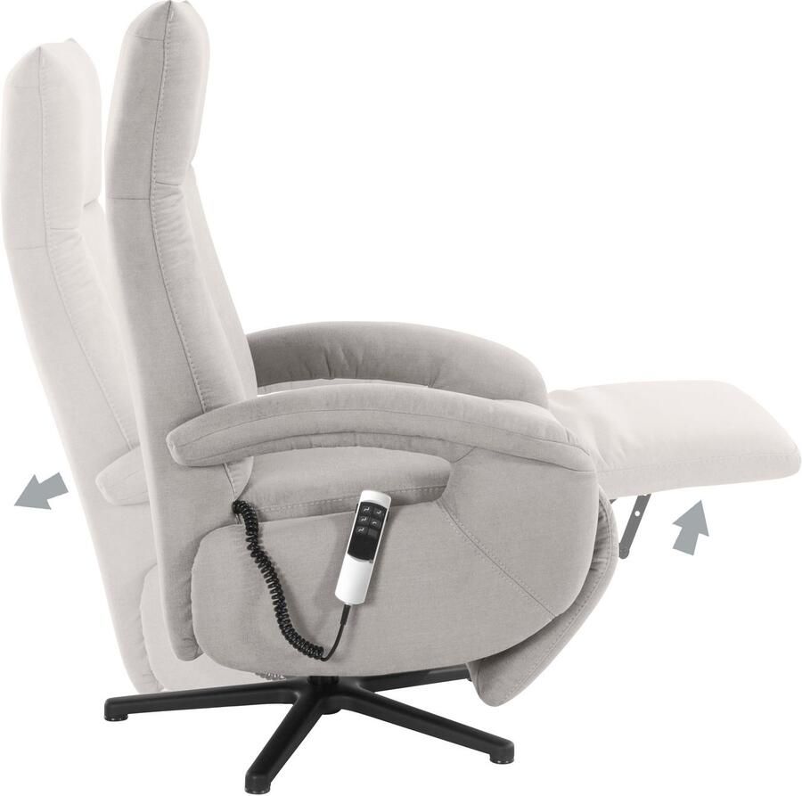 Sit&more Relaxfauteuil Tycoon naar keuze handmatig met twee motoren of met accu of met 2 motoren