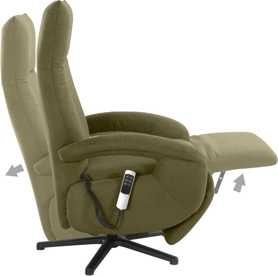 Sit&more Relaxfauteuil Tycoon naar keuze handmatig met twee motoren of met accu of met 2 motoren