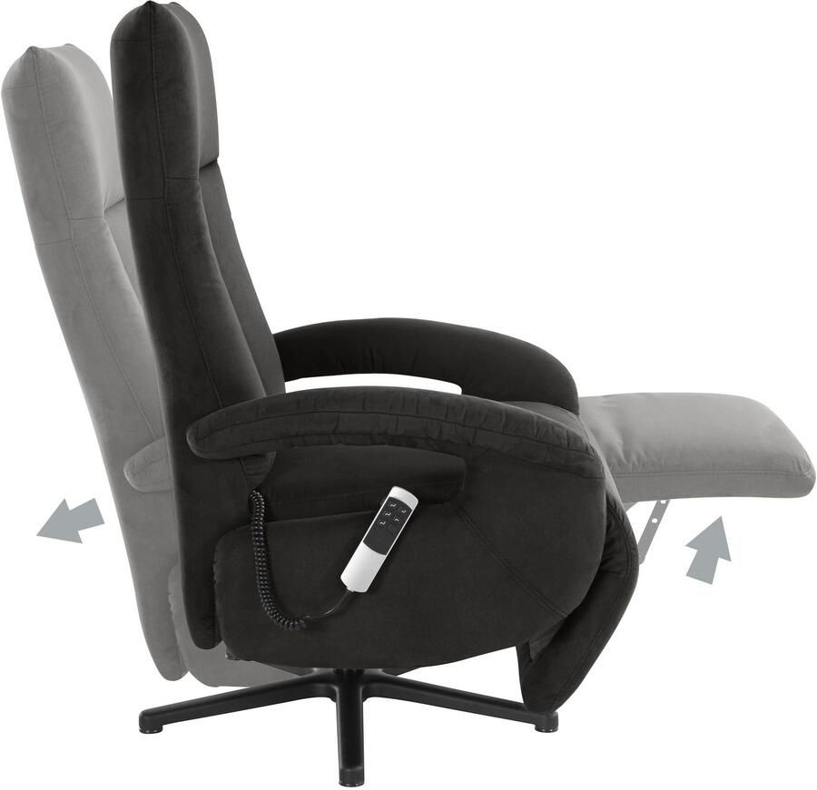 Sit&more Relaxfauteuil Tycoon naar keuze handmatig met twee motoren of met accu of met 2 motoren