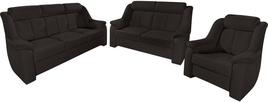 Sit&more Zithoek Basel Set bestaand uit 3-zitsbank + 2-zitsbank + fauteuil - Foto 3