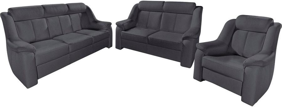 Sit&more Zithoek Basel Set bestaand uit 3-zitsbank + 2-zitsbank + fauteuil - Foto 3
