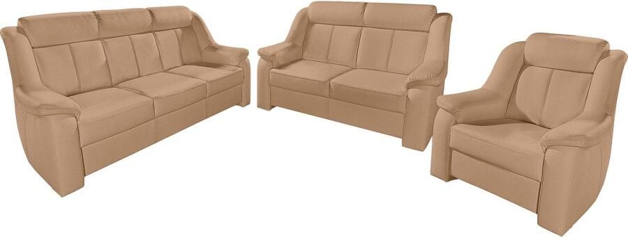 Sit&more Zithoek Basel Set bestaand uit 3-zitsbank + 2-zitsbank + fauteuil - Foto 3