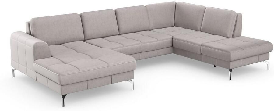 Sit&more Zithoek Bendigo U-vorm inclusief zitdiepteverstelling bodemvrijheid 15 cm in 2 pootkleuren - Foto 12