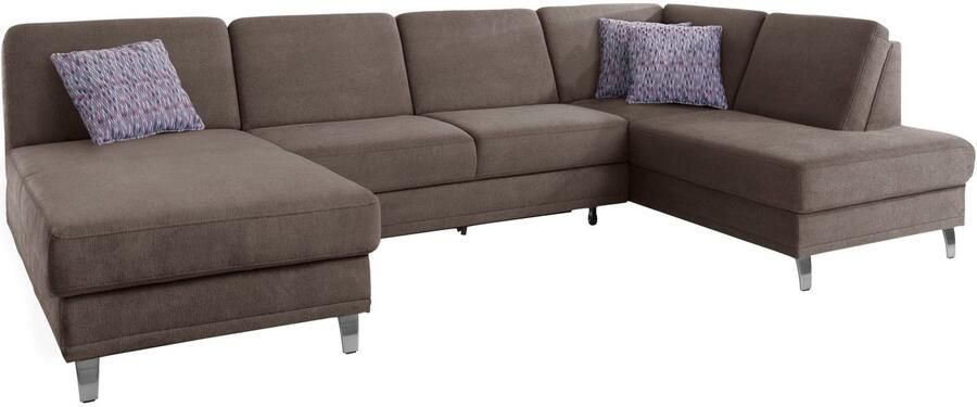 Sit&more Zithoek Clio U-vorm naar keuze met slaapfunctie en bedkist met binnenvering - Foto 4