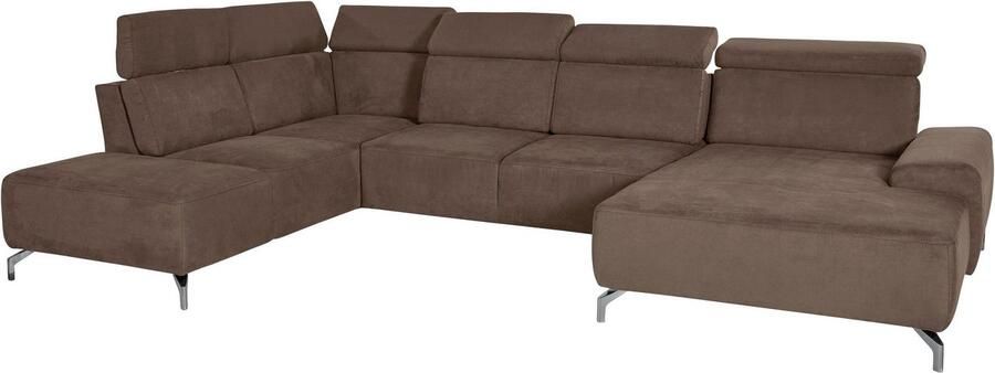 Sit&more Zithoek Gizeh U-vorm 12 cm poothoogte inclusief zitdiepteverstelling en verstelbare hoofdsteun - Foto 6