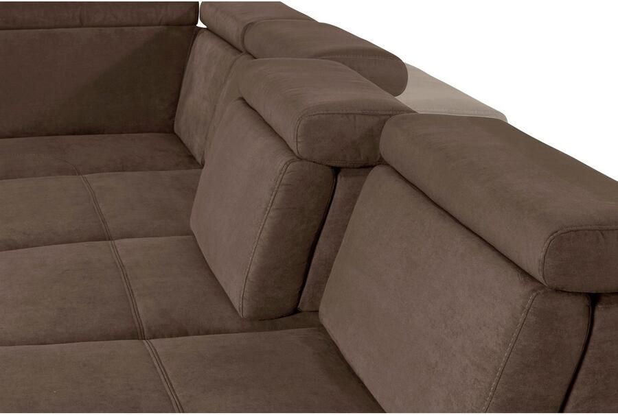 Sit&more Zithoek Gizeh U-vorm 12 cm poothoogte inclusief zitdiepteverstelling en verstelbare hoofdsteun - Foto 3