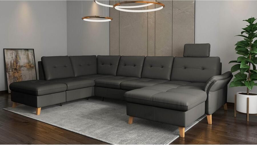 Sit&more Zithoek Göteborg inclusief zitdiepteverstelling optioneel met bedfunctie & bedlade