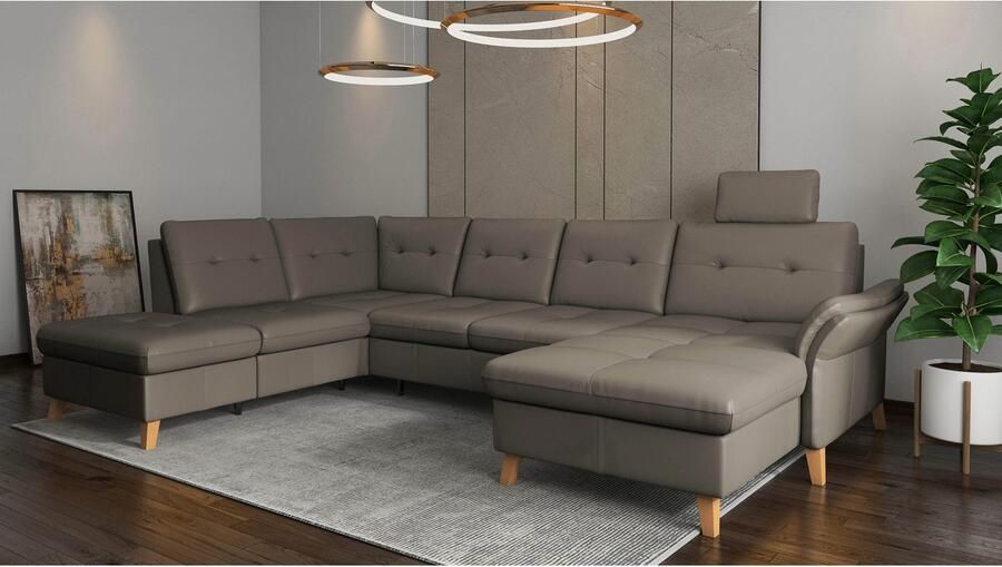 Sit&more Zithoek Göteborg inclusief zitdiepteverstelling optioneel met bedfunctie & bedlade