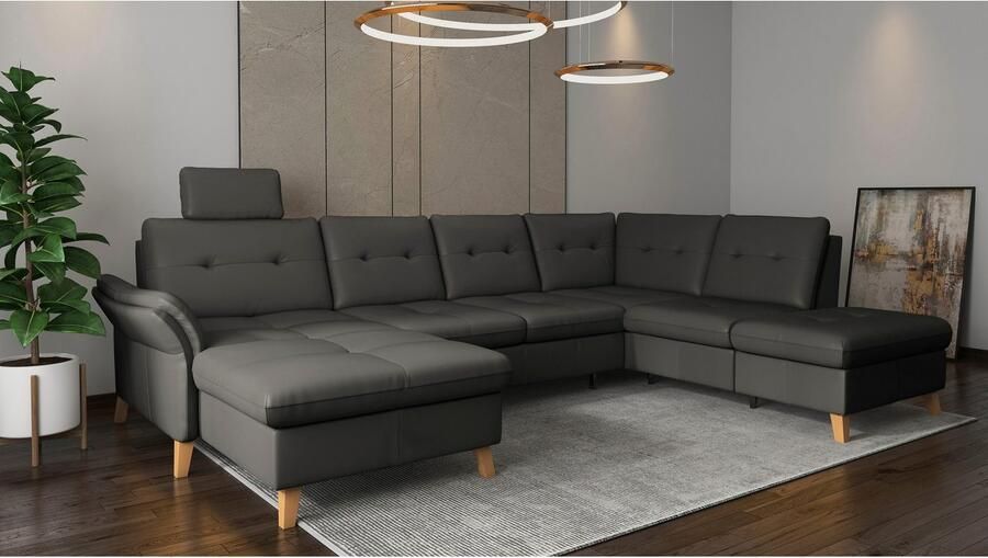 Sit&more Zithoek Göteborg inclusief zitdiepteverstelling optioneel met bedfunctie & bedlade