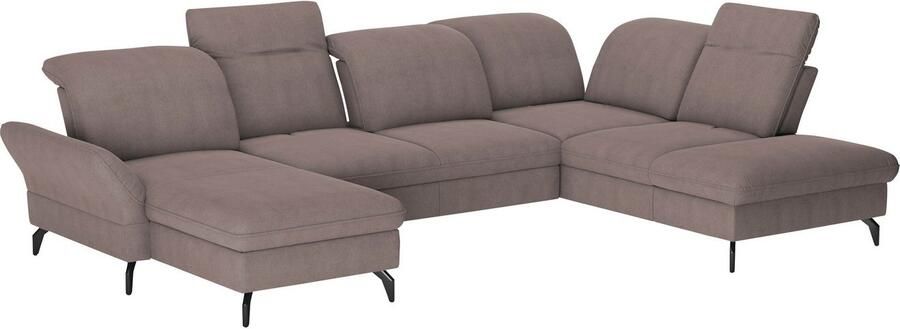 Sit&more Zithoek Leandro U-vorm Naar keuze met bed hoofdbord en armleuningfunctie en bedkist - Foto 5