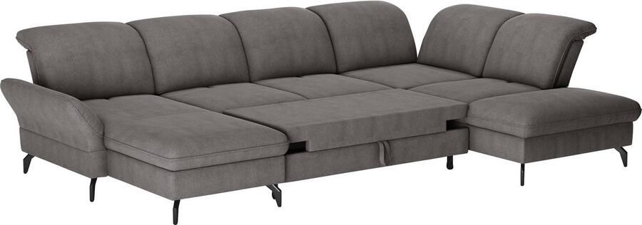 Sit&more Zithoek Leandro U-vorm Naar keuze met bed hoofdbord en armleuningfunctie en bedkist - Foto 5