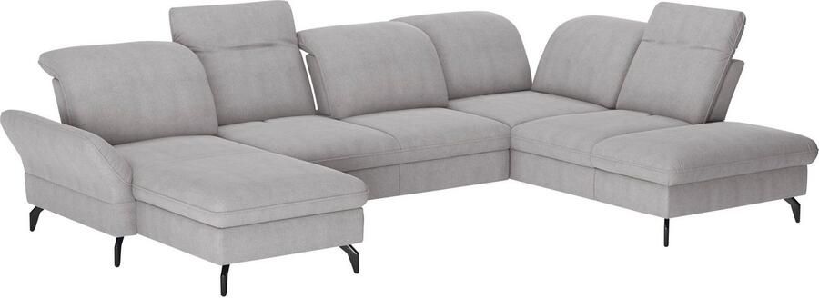 Sit&more Zithoek Leandro U-vorm Naar keuze met bed hoofdbord en armleuningfunctie en bedkist - Foto 5