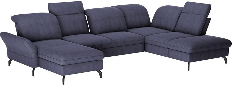 Sit&more Zithoek Leandro U-vorm Naar keuze met bed hoofdbord en armleuningfunctie en bedkist - Foto 5