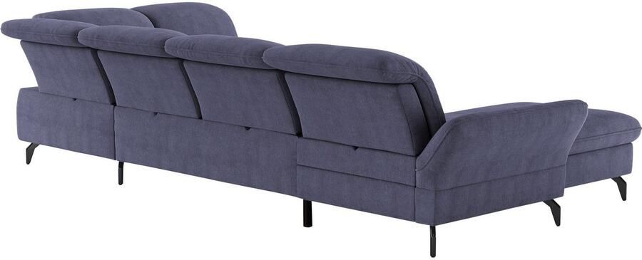Sit&more Zithoek Leandro U-vorm Naar keuze met bed hoofdbord en armleuningfunctie en bedkist - Foto 4