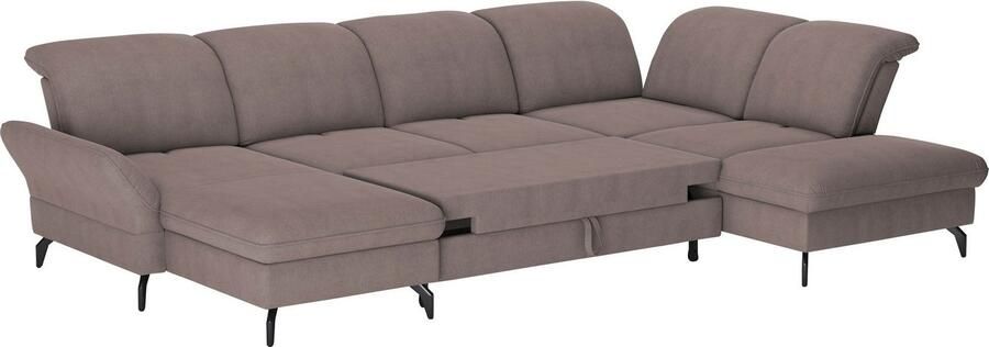 Sit&more Zithoek Leandro U-vorm Naar keuze met bed hoofdbord en armleuningfunctie en bedkist - Foto 5